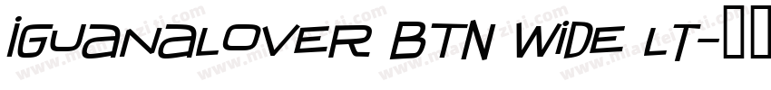 IguanaLover BTN Wide Lt字体转换